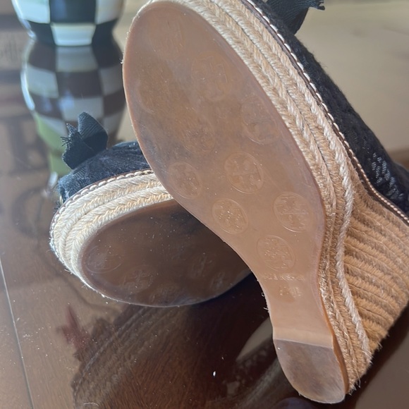 Tory Burch Jackie Espidrilles Black Size 6.5 - Picture 7 of 8